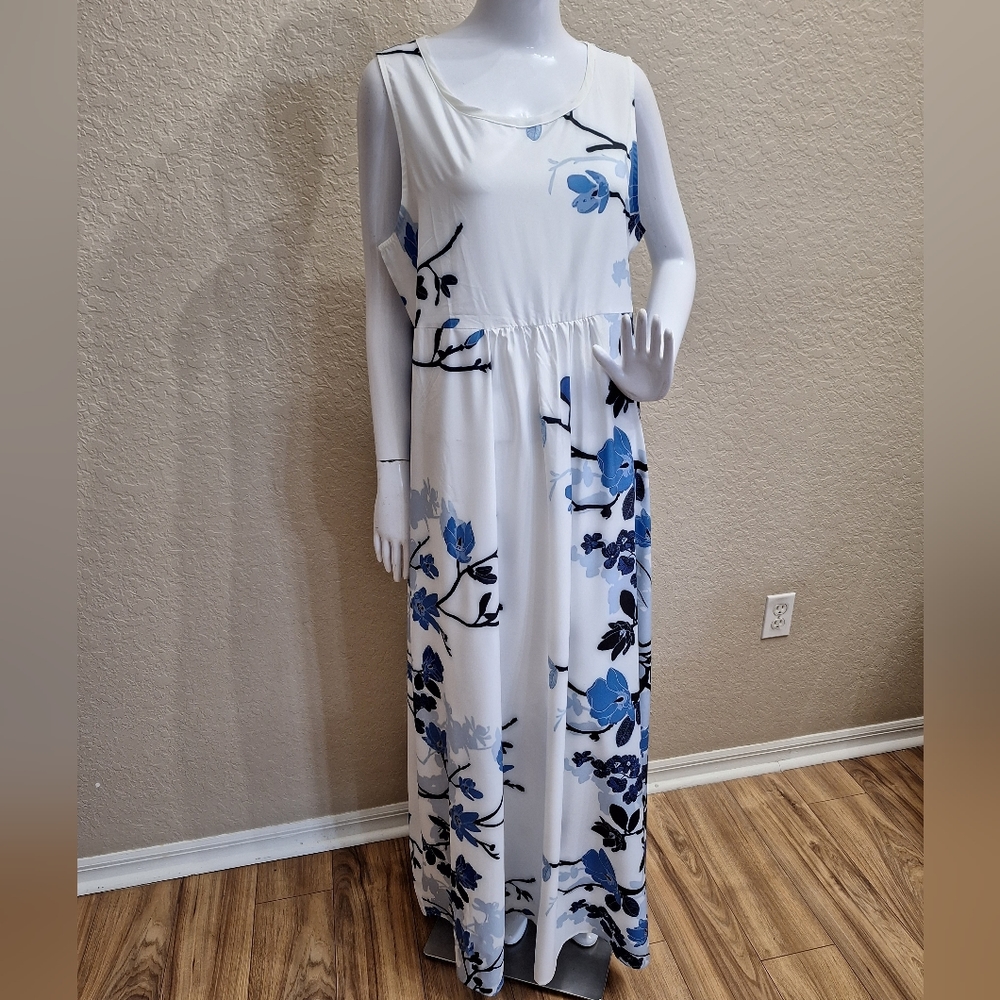 MADE WITH ♥️ Maxi Dress Beautiful shades of Blue